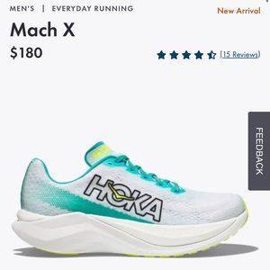 HOKA Mach X shoes - never worn.